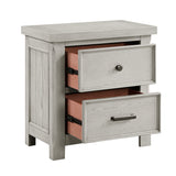 Providence Light Gray Nightstand by Homelegance at Eve Furniture