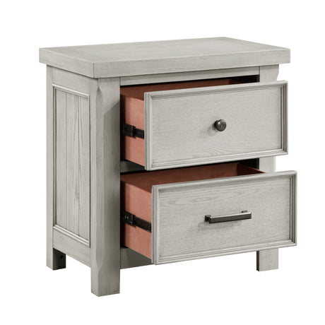 Providence Light Gray Nightstand by Homelegance at Eve Furniture