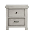 Providence Light Gray Nightstand by Homelegance at Eve Furniture