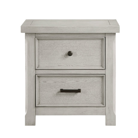 Providence Light Gray Nightstand by Homelegance at Eve Furniture