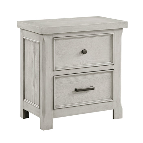 Providence Light Gray Nightstand by Homelegance at Eve Furniture