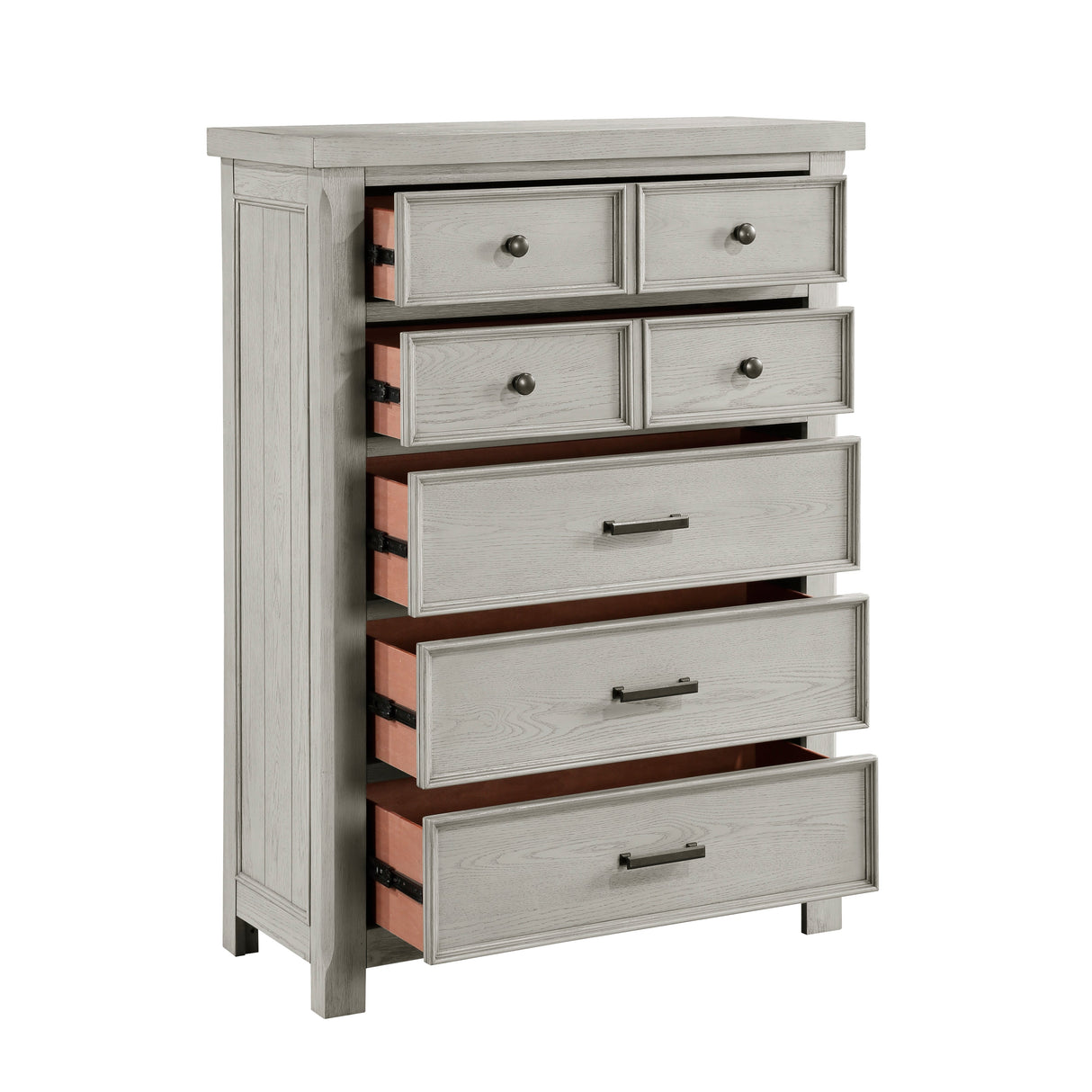 Providence Light Gray Panel Bedroom Set by Homelegance at Eve Furniture