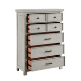 Providence Light Gray Panel Bedroom Set by Homelegance at Eve Furniture