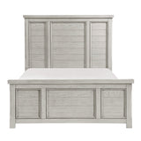 Providence Light Gray Queen Panel Bed by Homelegance at Eve Furniture