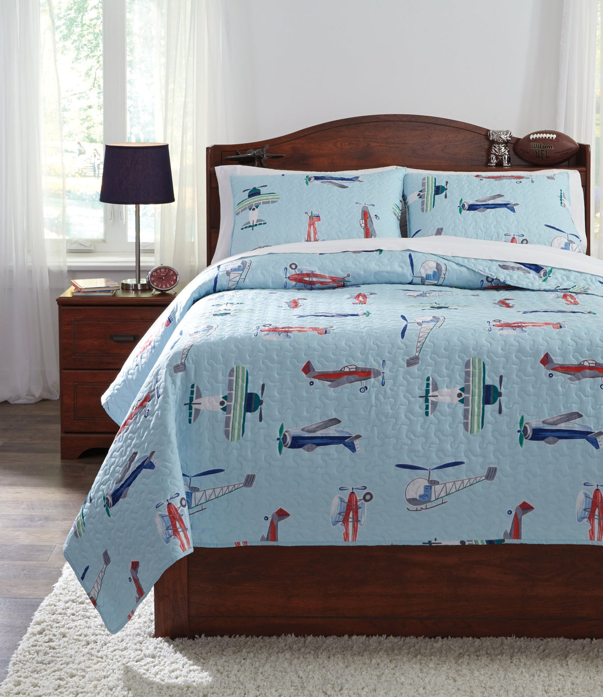 McAllen Multi 3-Piece Full Quilt Set