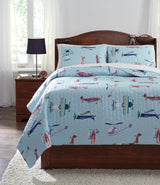 McAllen Multi 3-Piece Full Quilt Set