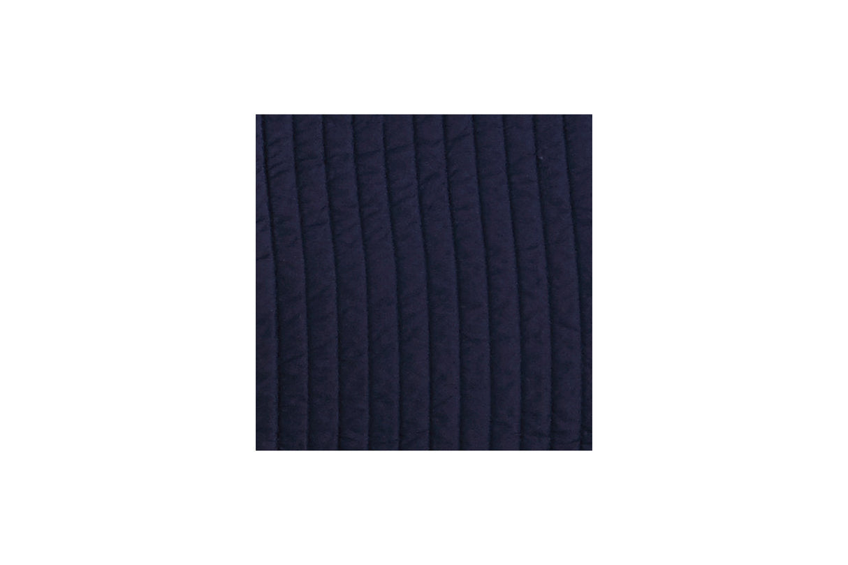 Raleda Navy 3-Piece King Coverlet Set