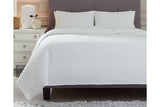 Ryter White Twin Coverlet Set