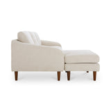 Quinn Oatmeal Sectional by Moe's Home at Eve Furniture