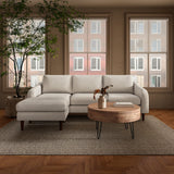 Quinn Oatmeal Sectional by Moe's Home at Eve Furniture