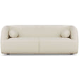 Anna French Ivory Boucle Sofa by Ashcroft Imports at Eve Furniture