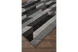 Chayse Black/Gray 6'6" x 9'6" Rug