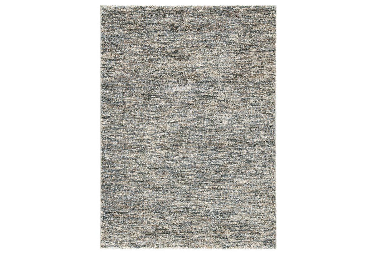 Marnin Tan/Blue/Cream 5' x 7' Rug