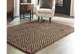 Broox Natural/Black 5' x 7' Rug