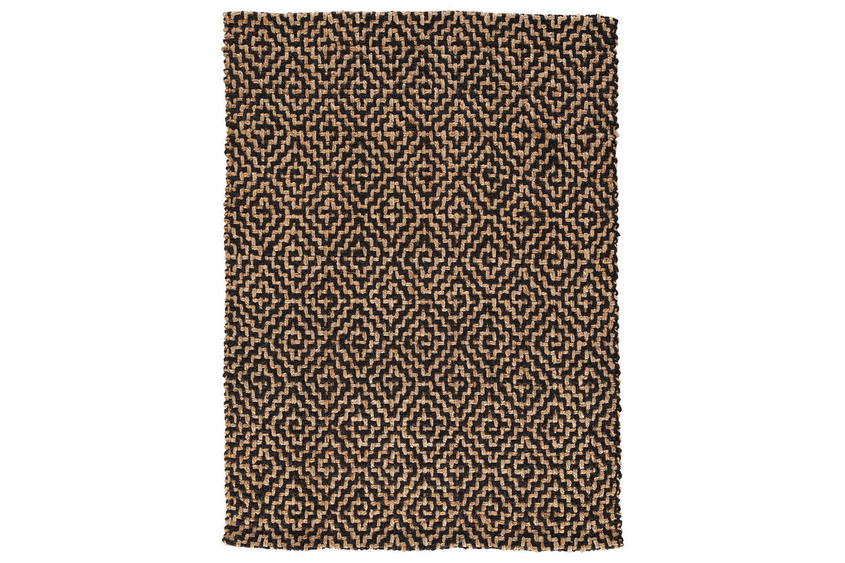 Broox Natural/Black 5' x 7' Rug