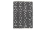 Maysel Charcoal/White 7'10" x 9'10" Rug