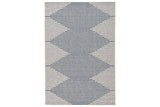 Alverno White/Blue Large Rug