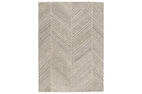 Leaford Taupe/Brown/Gray Large Rug