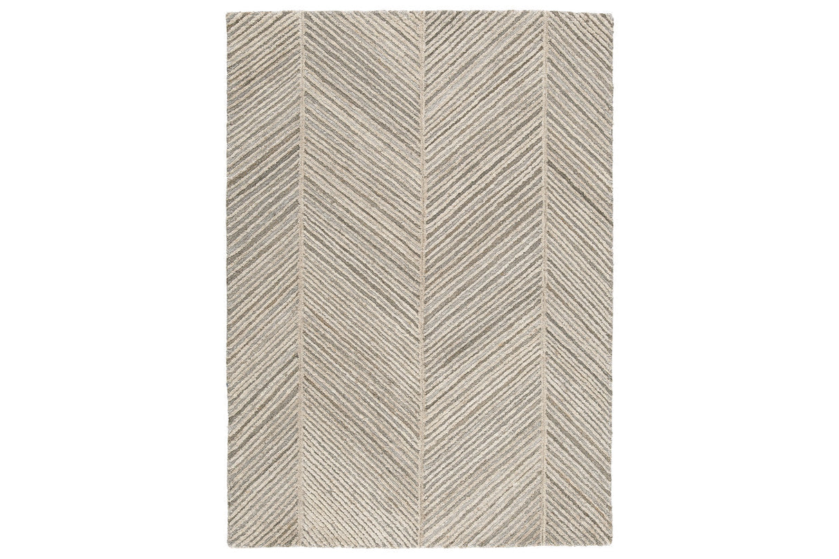 Leaford Taupe/Brown/Gray Medium Rug