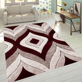 Hepsiba Drop Wine Area Rug