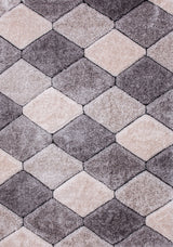 Hepsiba Diamond Taupe Area Rug