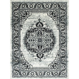 Serang Gray/Black Area Rug