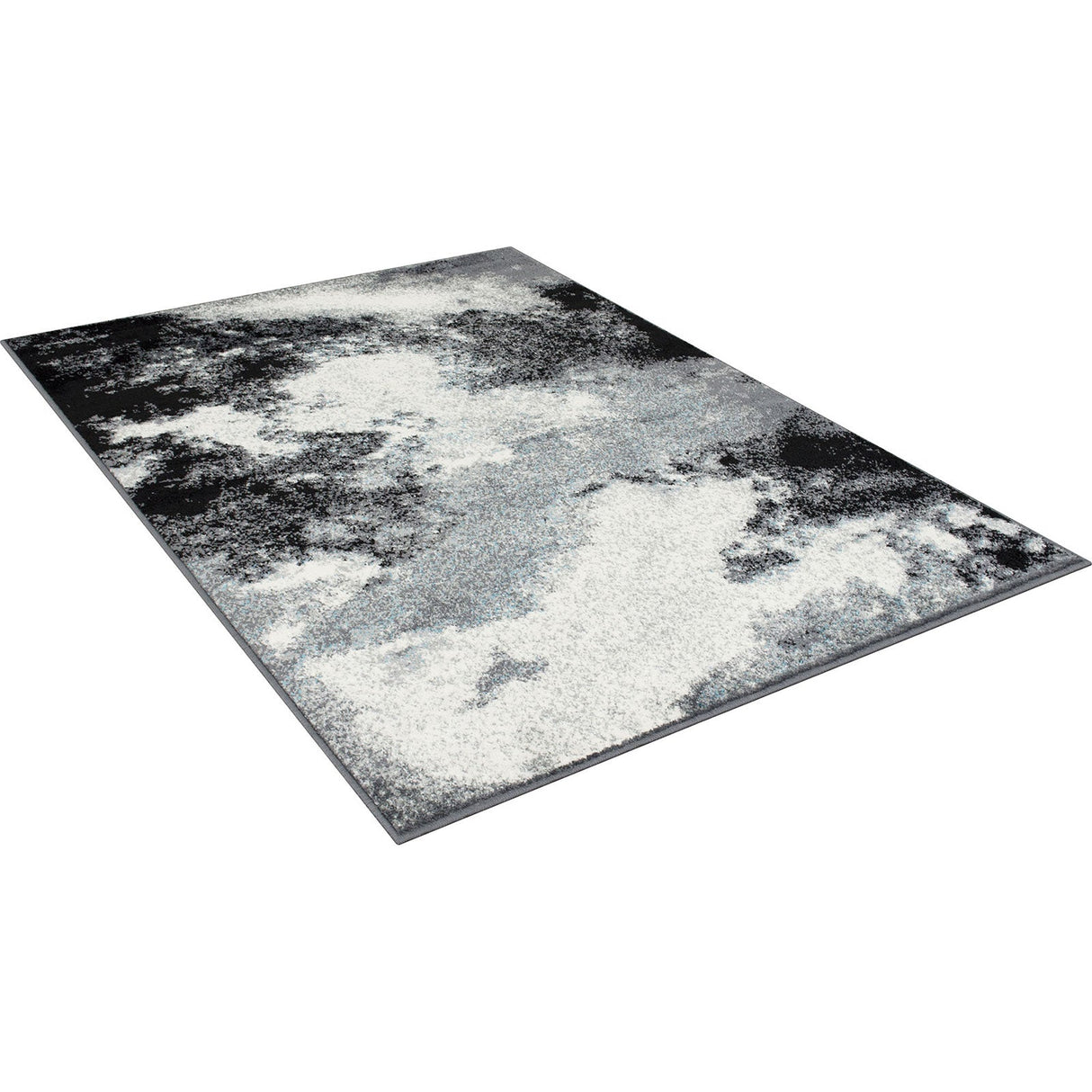 Serang Gray/Black Area Rug