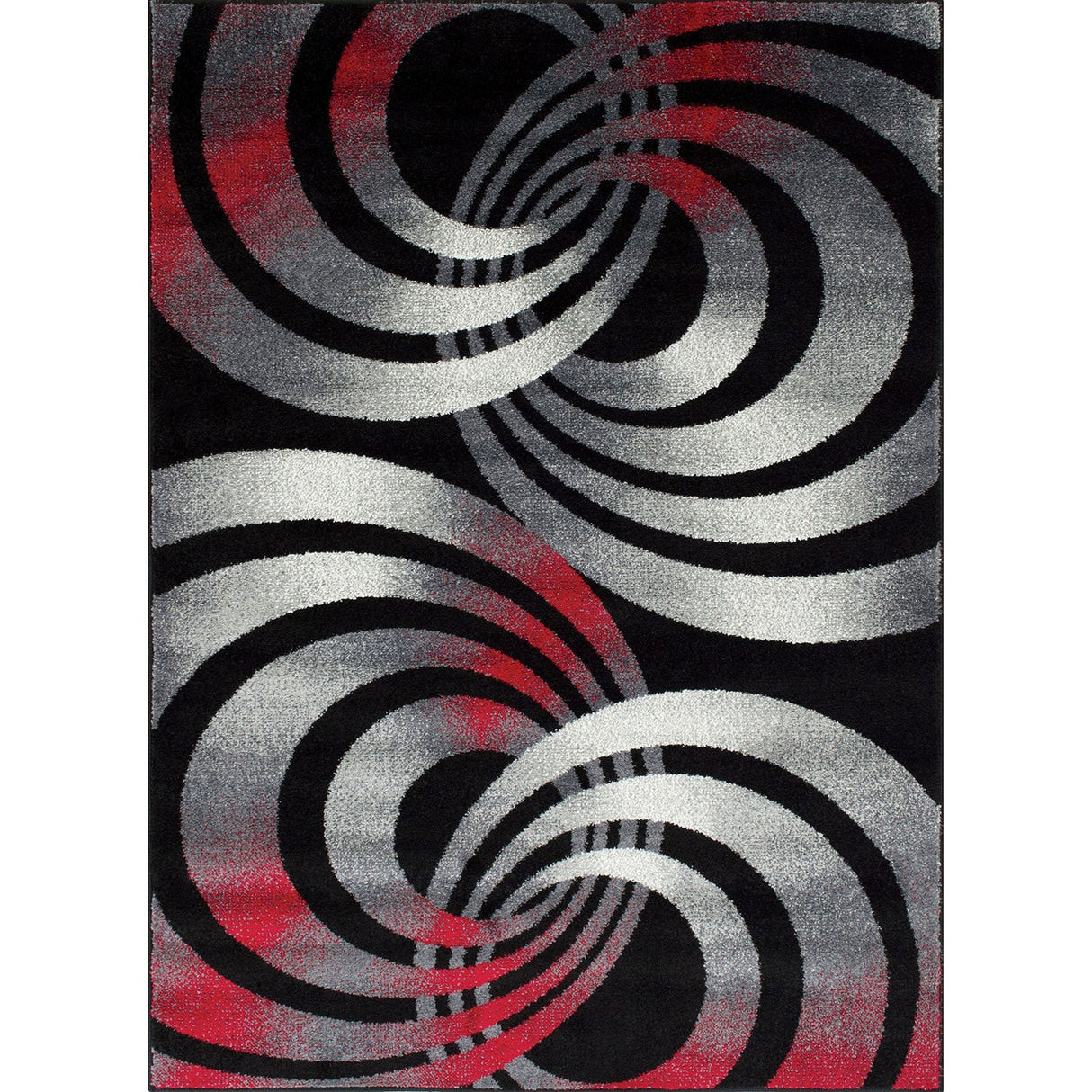 Serang Gray/Red Area Rug