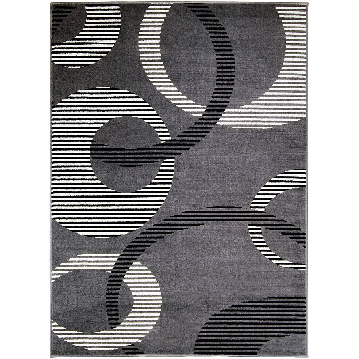 Blitar Dark Gray Area Rug