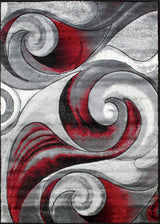 Niksar Red Area Rug