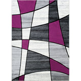 Niksar Gray/Purple Area Rug