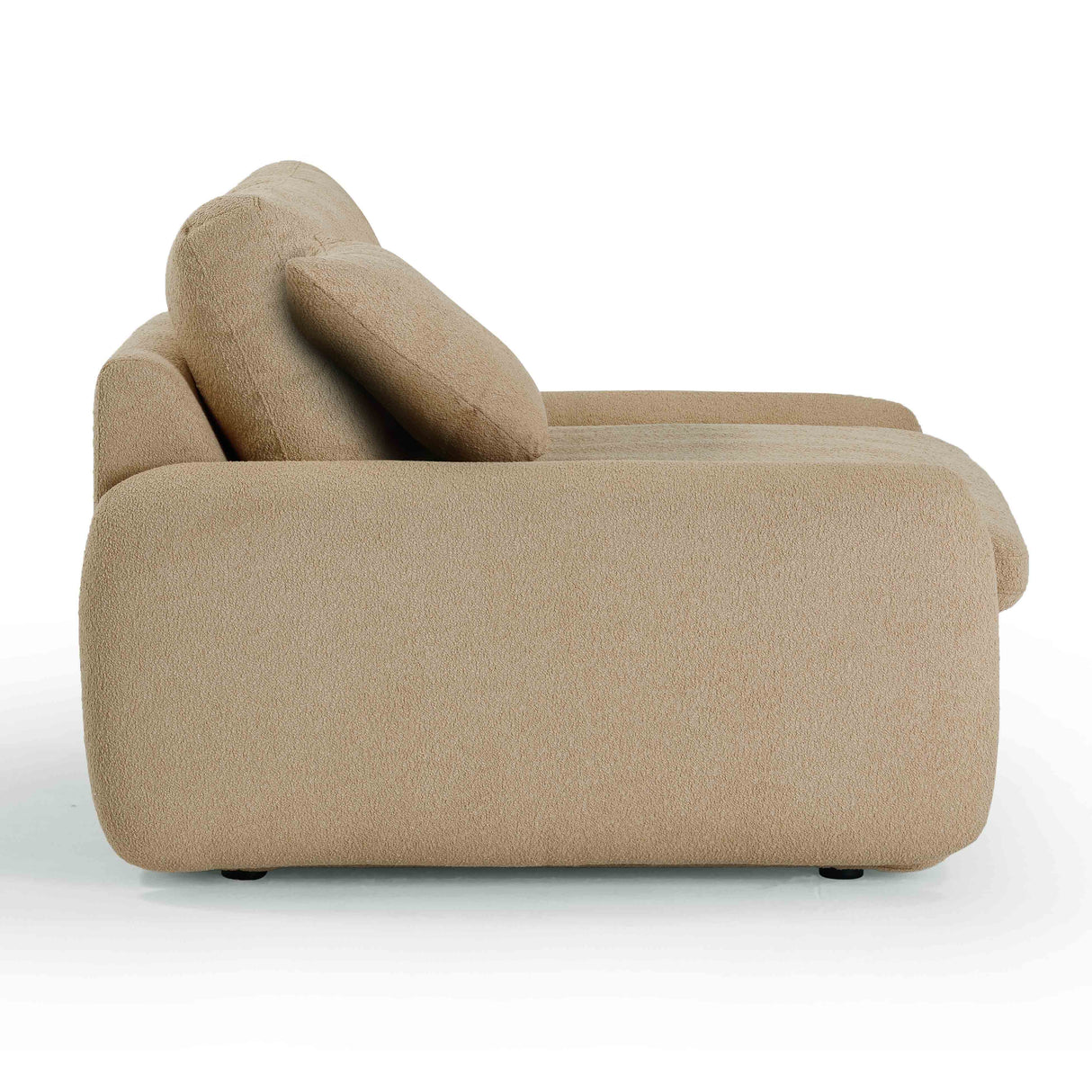 Rachelle Tan Boucle Lounge Chair by TOV Furniture at Eve Furniture