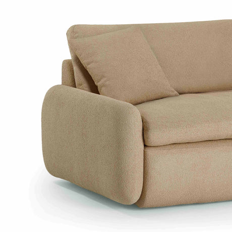 Rachelle Tan Boucle Lounge Chair by TOV Furniture at Eve Furniture