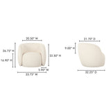 Rae Cream Outdoor Accent Chair by Moe's Home at Eve Furniture
