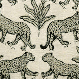 Raji Leopard Jacquard Ottoman by TOV Furniture at Eve Furniture