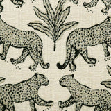 Raji Leopard Jacquard Ottoman by TOV Furniture at Eve Furniture