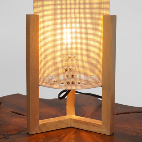 Rayna Table Lamp Oak and Natural by Ashcroft Imports at Eve Furniture