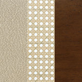 Rayo Camel Rattan Cane Back Accent Chair with Padded Seat by Coaster at Eve Furniture