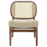 Rayo Camel Rattan Cane Back Accent Chair with Padded Seat by Coaster at Eve Furniture
