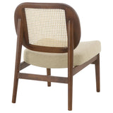 Rayo Camel Rattan Cane Back Accent Chair with Padded Seat by Coaster at Eve Furniture