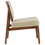 Rayo Camel Rattan Cane Back Accent Chair with Padded Seat by Coaster at Eve Furniture