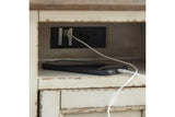 Realyn White/Brown Chairside End Table by Ashley at Eve Furniture