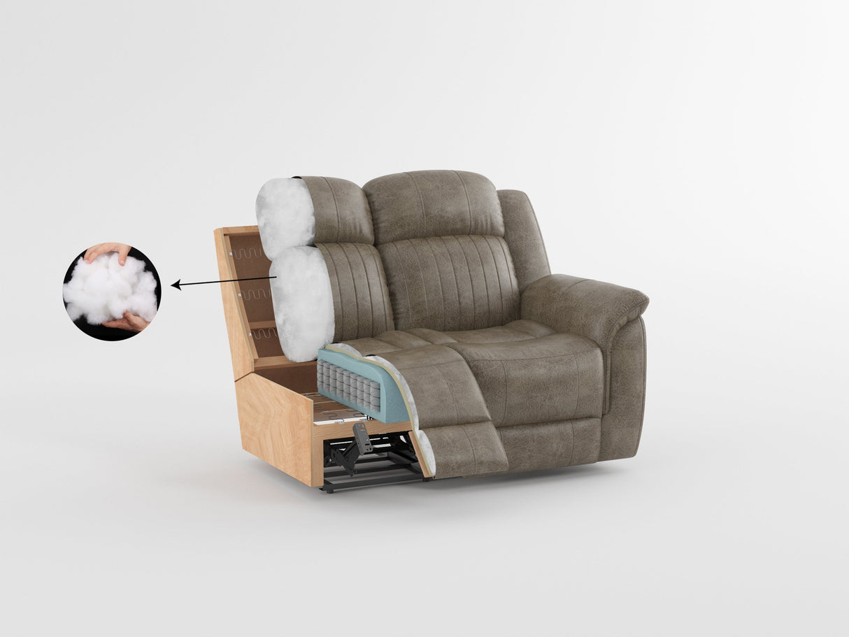 Payton Gray Swivel Glider Reclining Chair