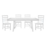 Redmond White Dining Set by Homelegance at Eve Furniture