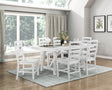 Redmond White Dining Set by Homelegance at Eve Furniture