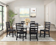 Redmond White/Black Dining Set by Homelegance at Eve Furniture