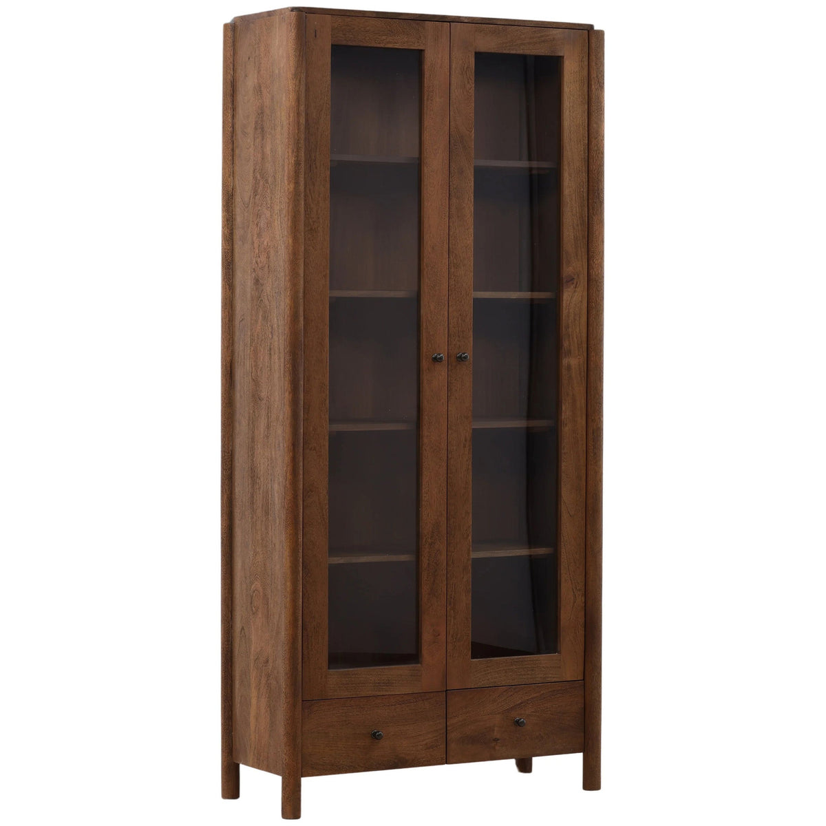 Reiko Cabinet, Brown by Dovetail at Eve Furniture