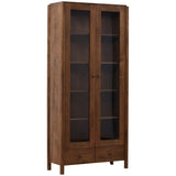 Reiko Cabinet, Brown by Dovetail at Eve Furniture