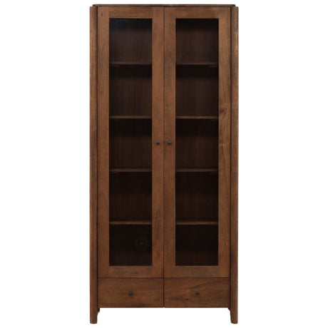 Reiko Cabinet, Brown by Dovetail at Eve Furniture