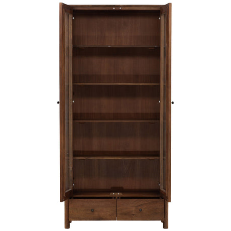 Reiko Cabinet, Brown by Dovetail at Eve Furniture